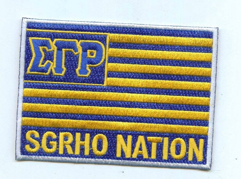 SGRho Nation Embroidered Iron-On Patch