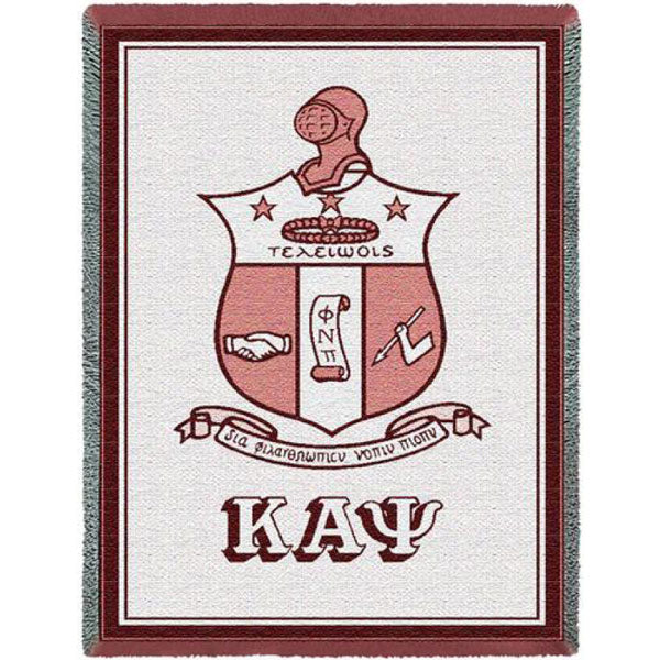 Kappa Alpha Psi Shield Blanket Throw 60" x 49"