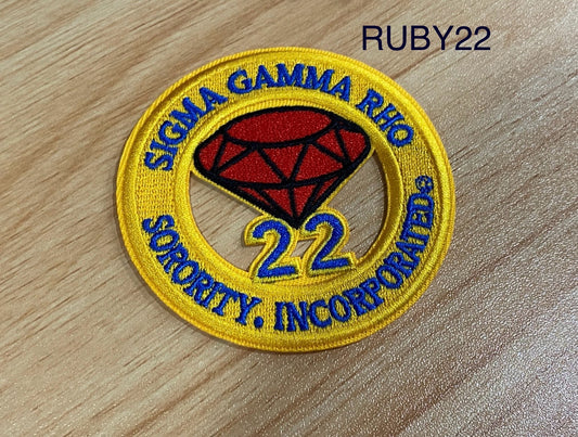 Ruby 22 Iron-On Patch